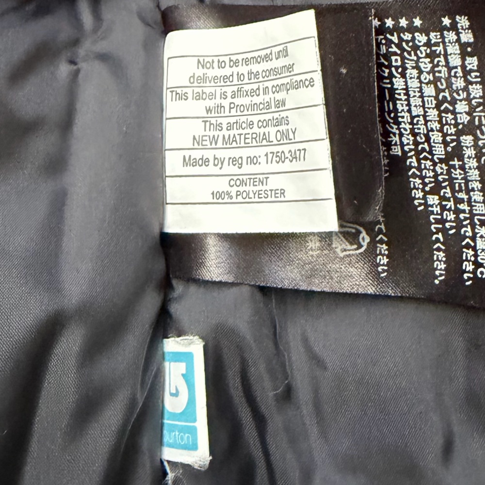 Burton Kids' Sugar Spice Dry RideJacket Sz 10/12 - Picture 4 of 5